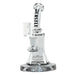 Castle Glass - 8.5” Bell Rig - Silver - Bongs Canada