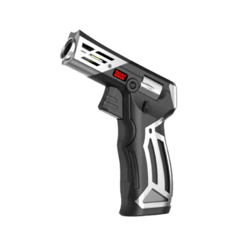 Yocan red diablo torch lighter pistol design in silver