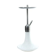 Dschinni - Shisha Chicano Paco Aluminium Hookah - Silver White - Bongs Canada
