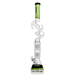 Arsenal Glass - 30" Double Perc Zong - Slime Green - Bongs Canada