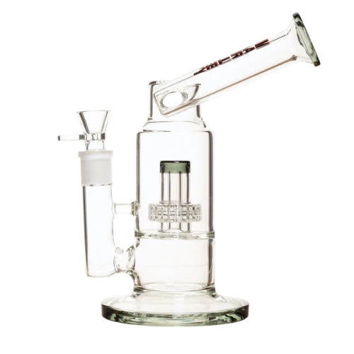 Marley - 9" Marley Dual Aqua Wave Bong - Smoke - Bongs Canada