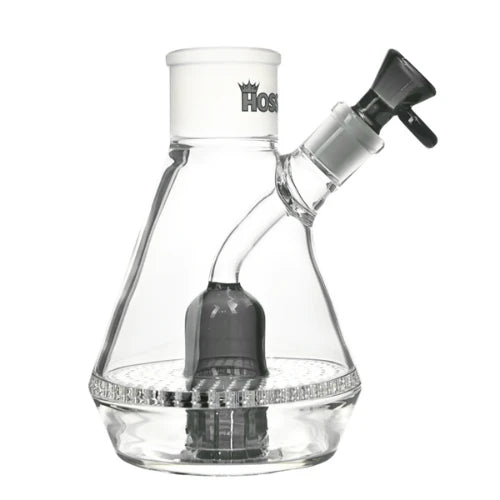 Hoss Glass - Honeycomb Beaker Base - Smoke - Bongs Canada