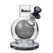 Hoss Glass - Orbit Sphere Base - Smoke - Bongs Canada