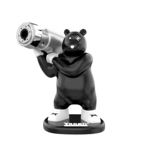 Yocan red berserk torch lighter bear holding a cannon in black