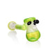 Arsenal Glass - 5" Panda Glow Glass Handpipe - T Green - Bongs Canada