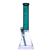 Castle Glassworks - Colored Tube Beaker - Teal - Bongs Canada
