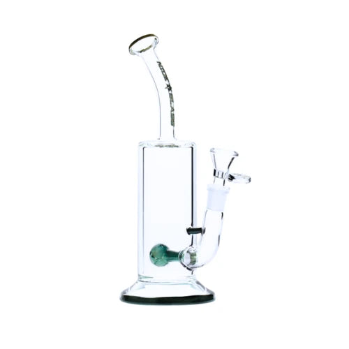 Nice Glass - Slitted Ball Percolator Bubbler - Teal - Bongs Canada