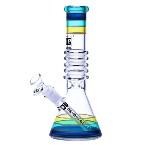 OG Original - OG Original Rainbow Ring Beaker Bong - Teal - Bongs Canada