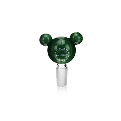 Arsenal - 2.8” Bear Charm Bowl - Teal -Bongs Canada