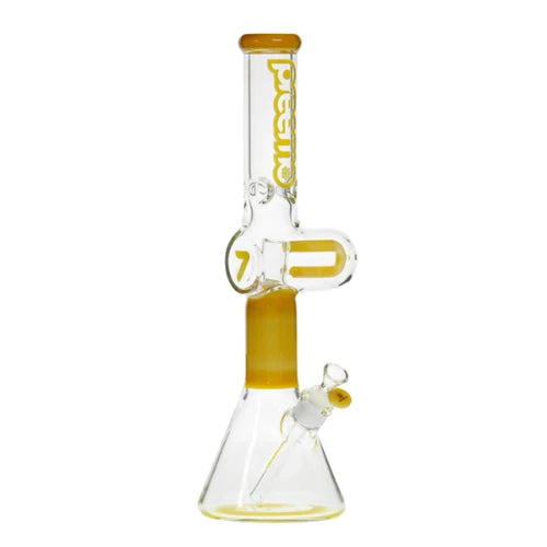 Preemo - 18” U-Shape Percolator Beaker - Topaz - Bongs Canada