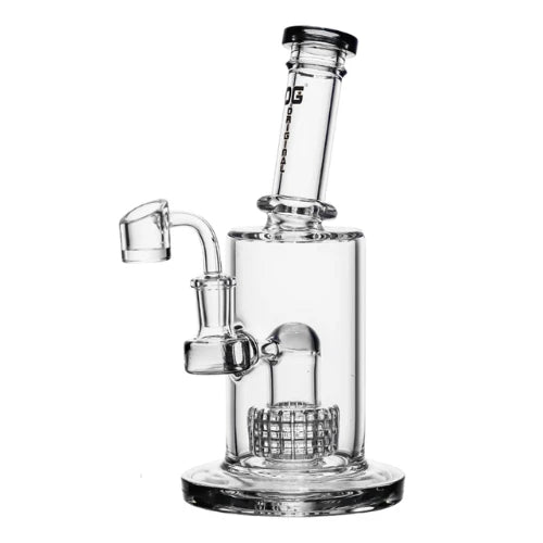 OG Original - 8.5" OG Original Showerhead Rig - Transparent Black - Bongs Canada
