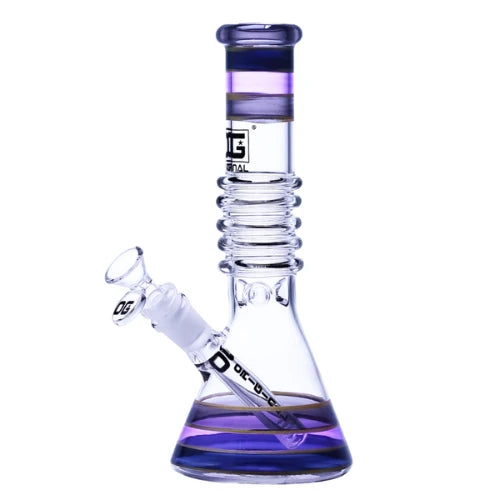 OG Original - OG Original Rainbow Ring Beaker Bong - Transparent Black - Bongs Canada
