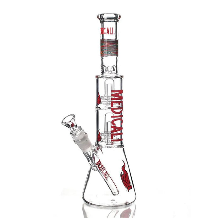 13" Medicali Double 8 Tree Beaker (5mm)