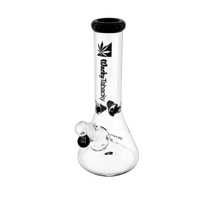 12” Wacky Tabacky Black Basic Bitch Beaker Bong (9mm) Bongs Canada