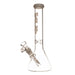 Marley - 11" 5mm Clear Beaker Bong - White - Bongs Canada