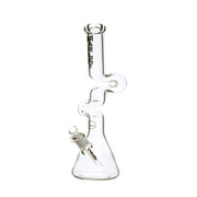 Marley - 17" 7mm Double Zong - White - Bongs Canada