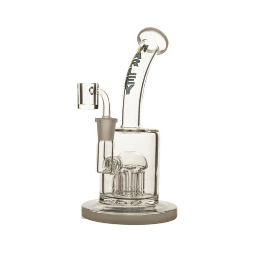 Marley - 8" Twisty Tilt Dab Rig - White - Bongs Canada