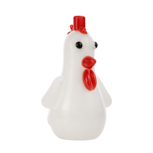 Arsenal - Arsenal Cluck Squad Glass Hand Pipe - White - Bongs Canada