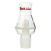 Hoss Glass - Bullet Perc Chamber - White - Bongs Canada
