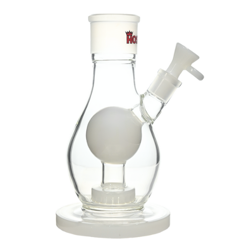 Hoss Glass - Bowling Pin Beaker Base - White - Bongs Canada
