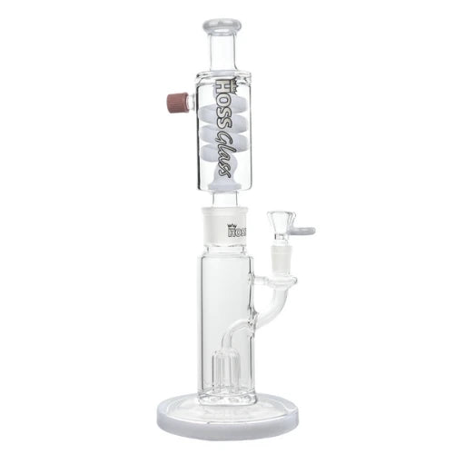 Hoss Glass - Frostline Build-A-Bong - White - Bongs Canada