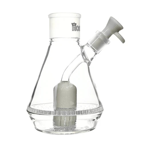 Hoss Glass - Honeycomb Beaker Base - White - Bongs Canada