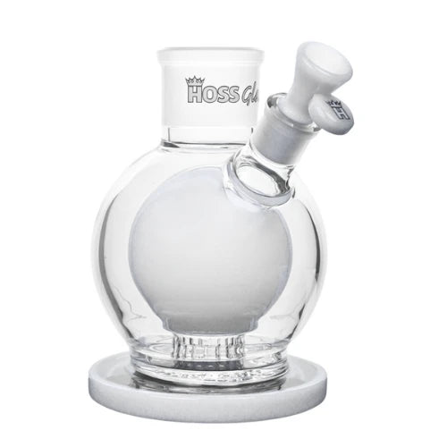 Hoss Glass - Orbit Sphere Base - White - Bongs Canada