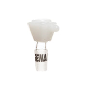 Arsenal Glass - 14mm Hexagon Diamond Glass Bowl – White - Bongs Canada