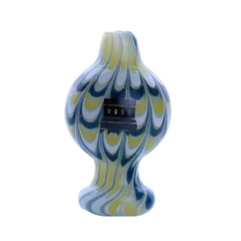 Castle Glass - Swirly Bubble Cap - Yellow - Bongs Canada