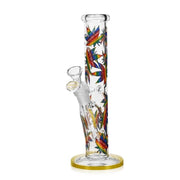 Arsenal – 10" Rainbow Leaf Straight Shooter – Yellow – Bongs Canada