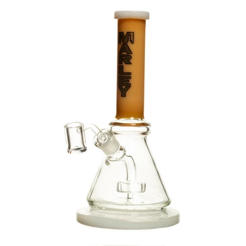 Marley - 10" Solid Bottom Dab Rig - Yellow - Bongs Canada