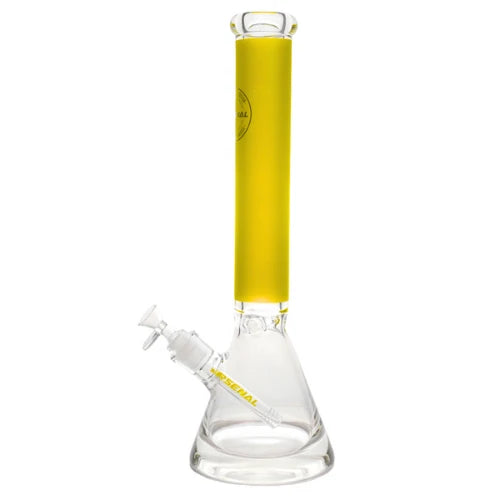 Arsenal - 16" Arsenal Colored Beaker Bong - Yellow - Bongs Canada