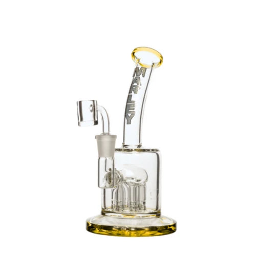 Marley - 8" Twisty Tilt Dab Rig - Yellow - Bongs Canada