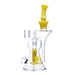 9" tall cheech brand recycler dab rig in yellow