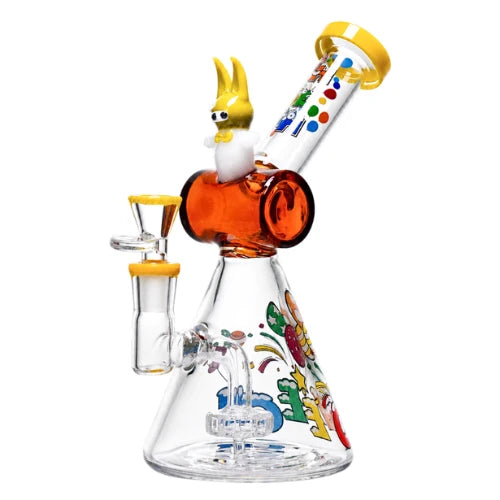 Cheech - 9 Inch Party Bunny Waterpipe - Yellow - Bongs Canada