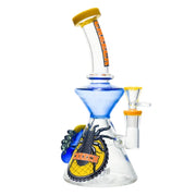 Cheech - 9 Inch Spider Trap Waterpipe - Yellow - Bongs Canada