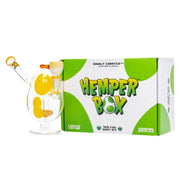 Hemper - 7” Spotted Egg Bong - Yellow - Bongs Canada