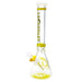 Legendary brand 16 Inch tall 9mm thick glass Colour Edge Beaker Bong made in yellow