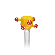 Arsenal - 2.5” Spiked Fungi Bowl - Yellow - Bongs Canada