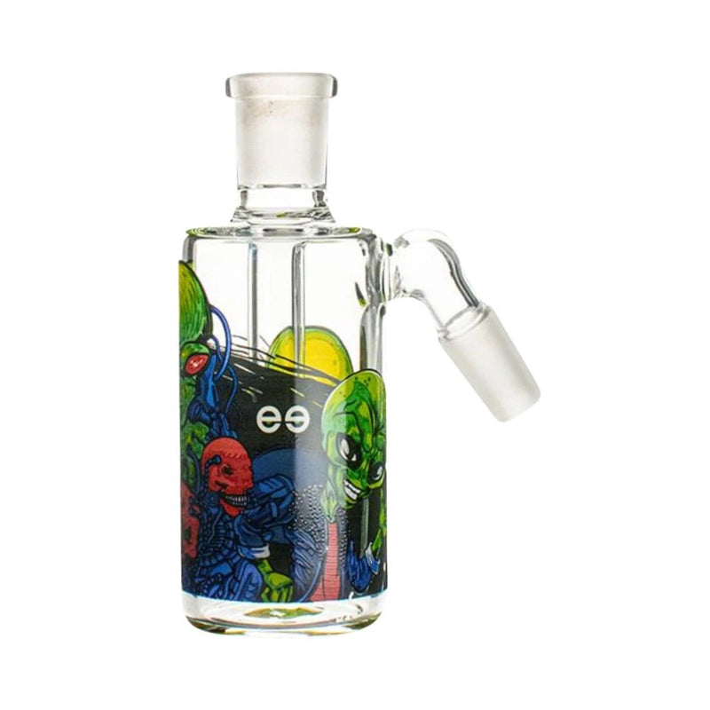 Cheech 5" Alien Decal Ash Catcher (14mm) Glass Cheech Bongs Canada