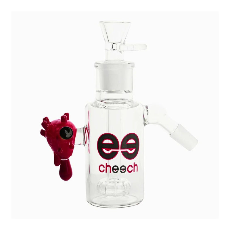 Cheech 5" Showerhead Ash Catcher with Heart (14mm) Glass Cheech Bongs Canada