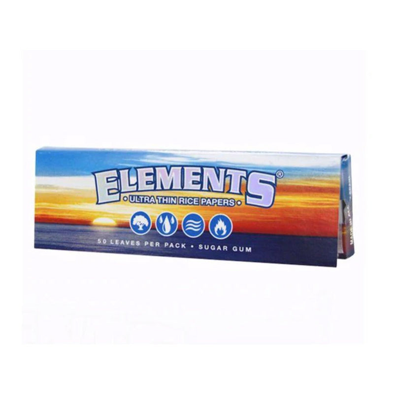 Elements Single Wide Rice Papers Elements Bongs Canada