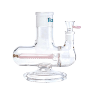 Hoss Glass Triple Inline Diffuser Base - Build A Bong Hoss Glass Bongs Canada