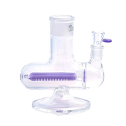 Hoss Glass Triple Inline Diffuser Base - Build A Bong Hoss Glass Bongs Canada