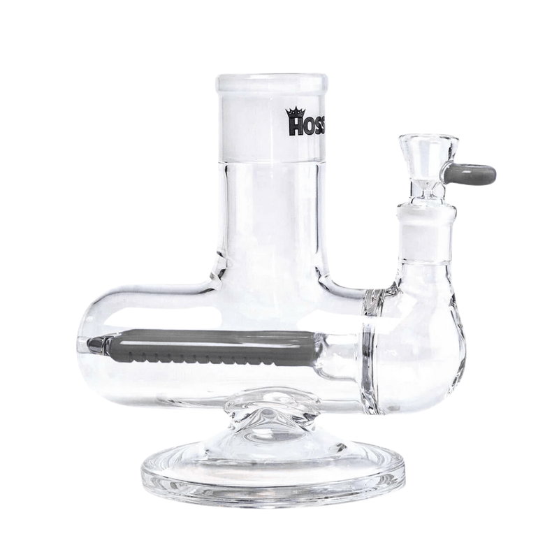 Hoss Glass Triple Inline Diffuser Base - Build A Bong Hoss Glass Bongs Canada