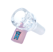 Hoss Glass YX101C Screen Bowl Colored Rectangular Tab Bong Bowl Hoss Glass Bongs Canada