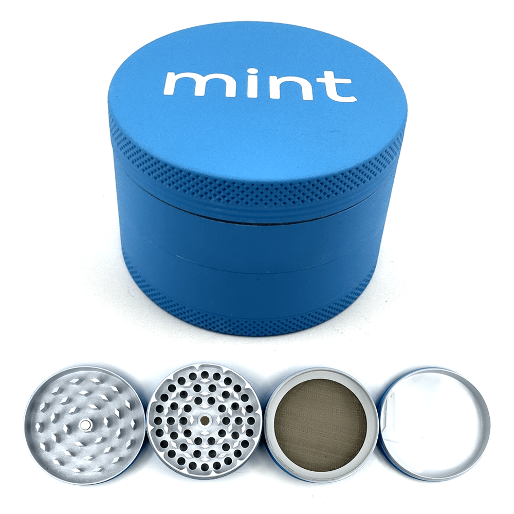 Mint Neon Blitz 4 Part Grinder Mint Glass Bongs Canada