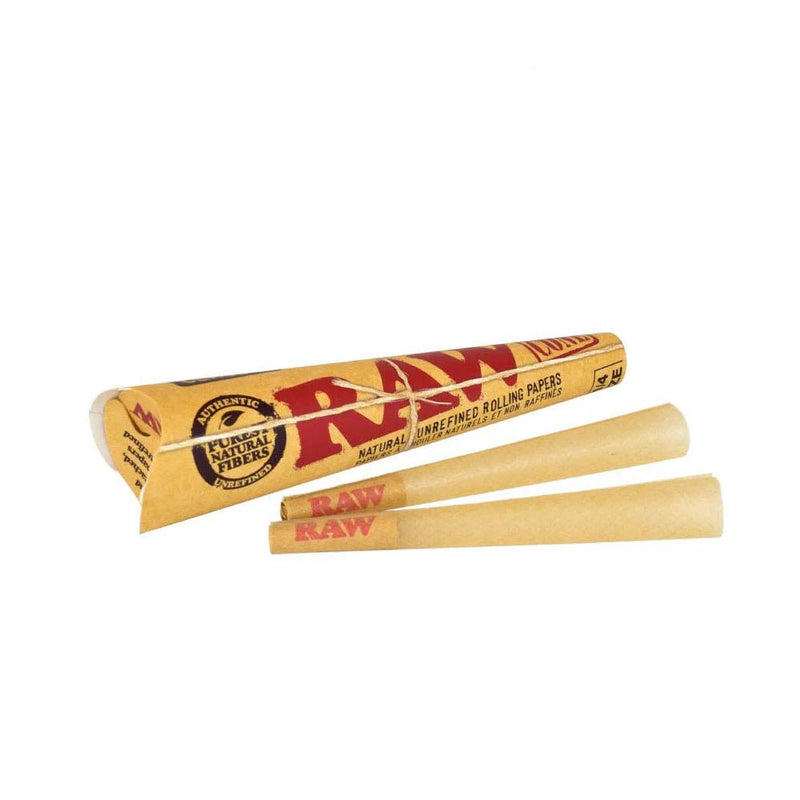 Raw 1 1/4 Pre Rolled Cones 6 Per Pack
