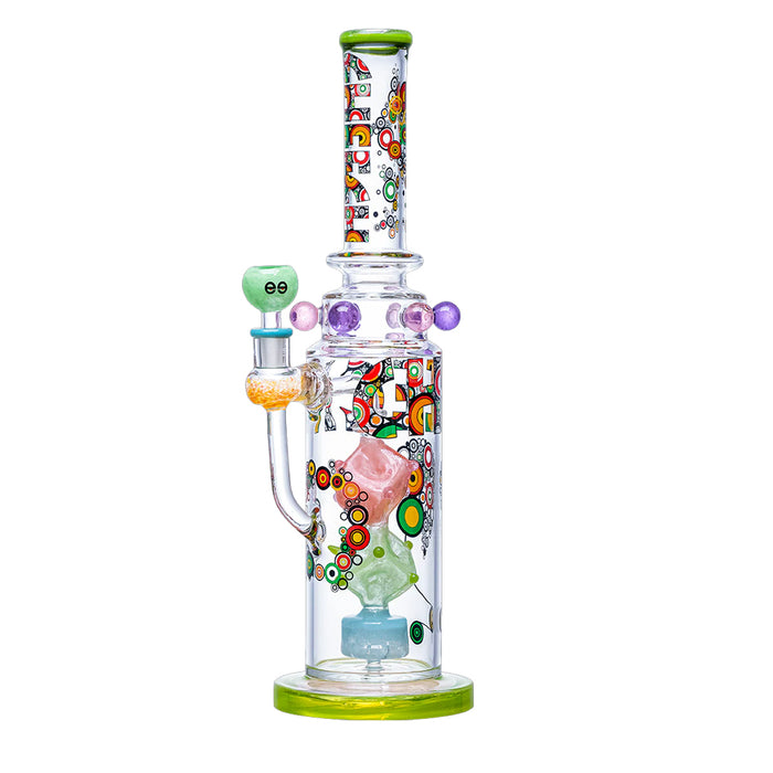 16" Cheech Dice Perc Decal Bong