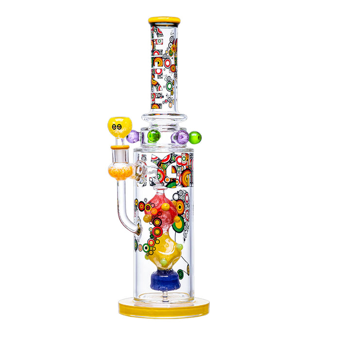 16" Cheech Dice Perc Decal Bong